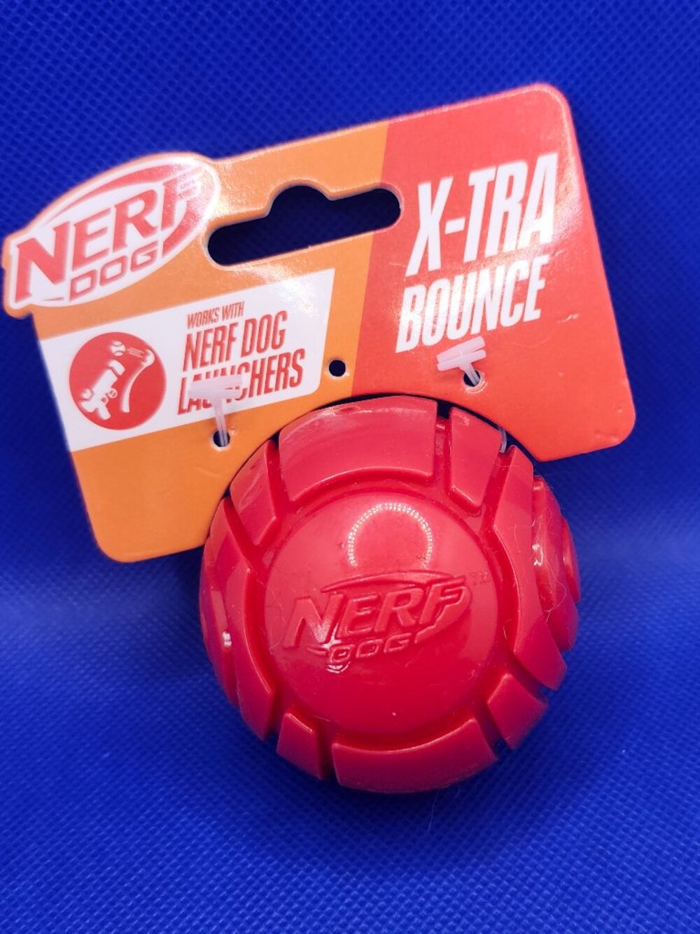 Nerf X-Tra Bounce Rubber Ball Extra Tough Dog Chewer Launchers chuck-it Durable